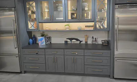 close up of construction workers using cement pump